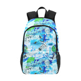 Futuristic AI-Inspired Backpack with Tech Graphics
