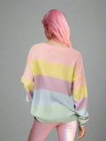 Fairy Kei Rainbow Sweater - In Control Clothing