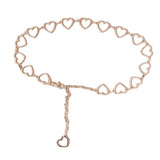 Fashion Heart Shaped Metal Waist Chain Belt - In Control Clothing