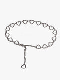 Fashion Heart Shaped Metal Waist Chain Belt - In Control Clothing