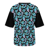 Trendy Trippy Smiley Mid-Sleeve Tee