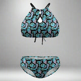 Plus Size Rave Festival Two-piece Swimsuit
