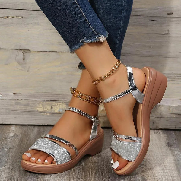 Open Toe Wedge Sandals