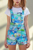 Frutiger Aero Butterfly Overall Shorts