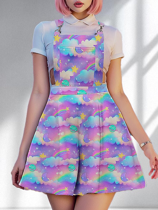 Galaxy Cute Overall Dress - In Control Clothing