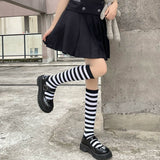 Gothic Emo Long Socks - In Control Clothing