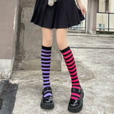 Gothic Emo Long Socks - In Control Clothing