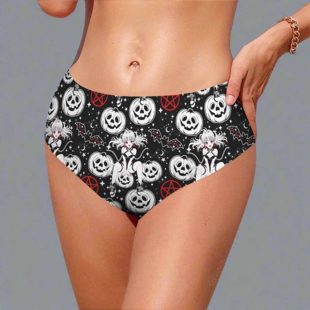 Gothic Halloween Anime Bikini Bottom