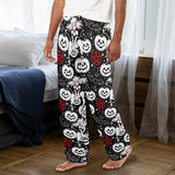 Gothic Halloween Anime Men's Pajama Trousers with Pockets