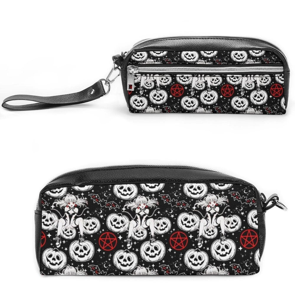 Gothic Halloween Anime Pencil Bag