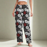 Gothic Halloween Anime Women's Pajama Pants - In Control Clothing