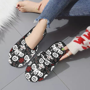 Gothic Halloween Women's Cotton Slippers