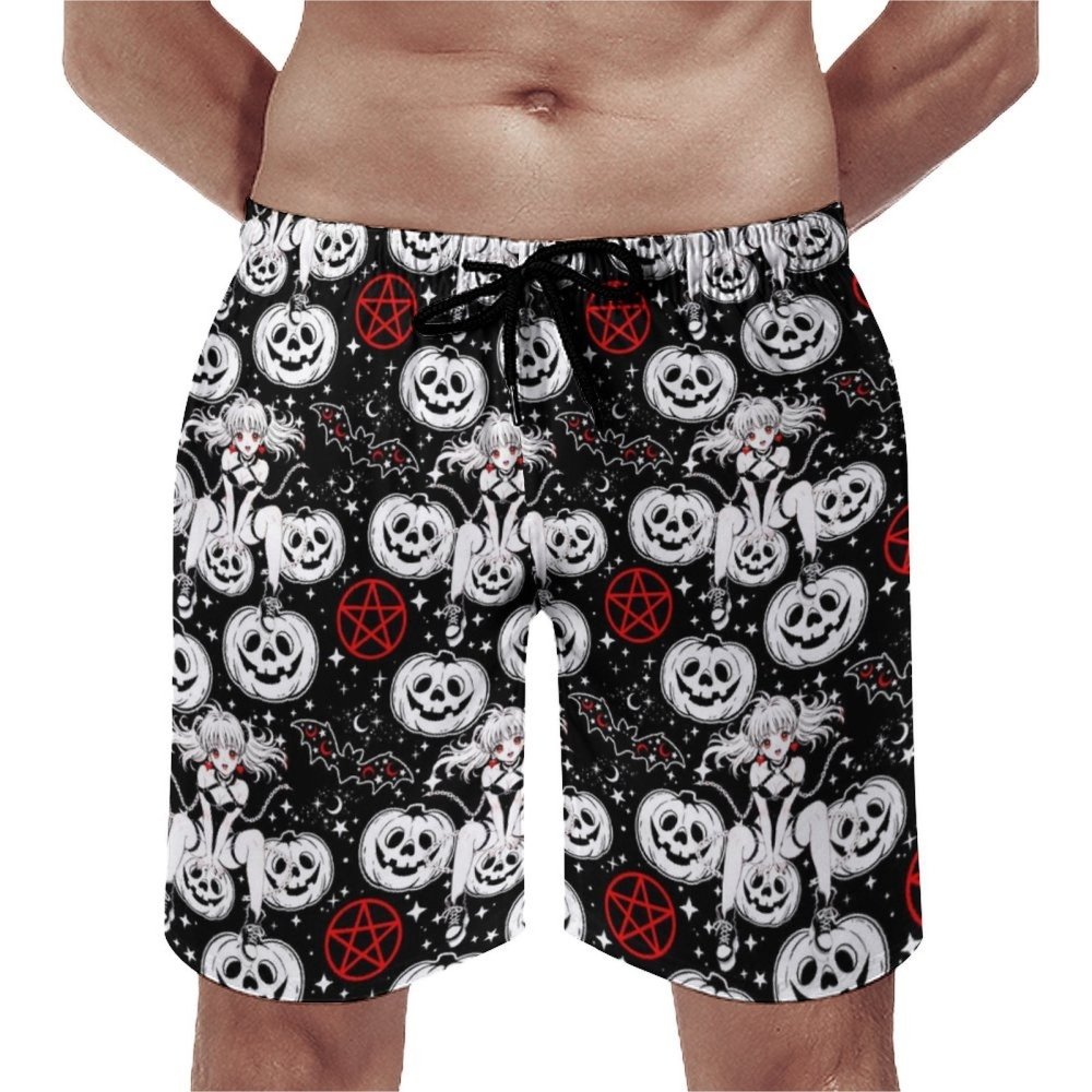 Gothic Men Beach Shorts