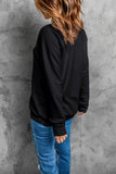 Gothic Skull Graphic Long Sleeve Sweatshirt for Women - In Control Clothing