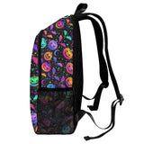 halloween Fabric Backpack with Side Mesh Pockets (Model 1659)