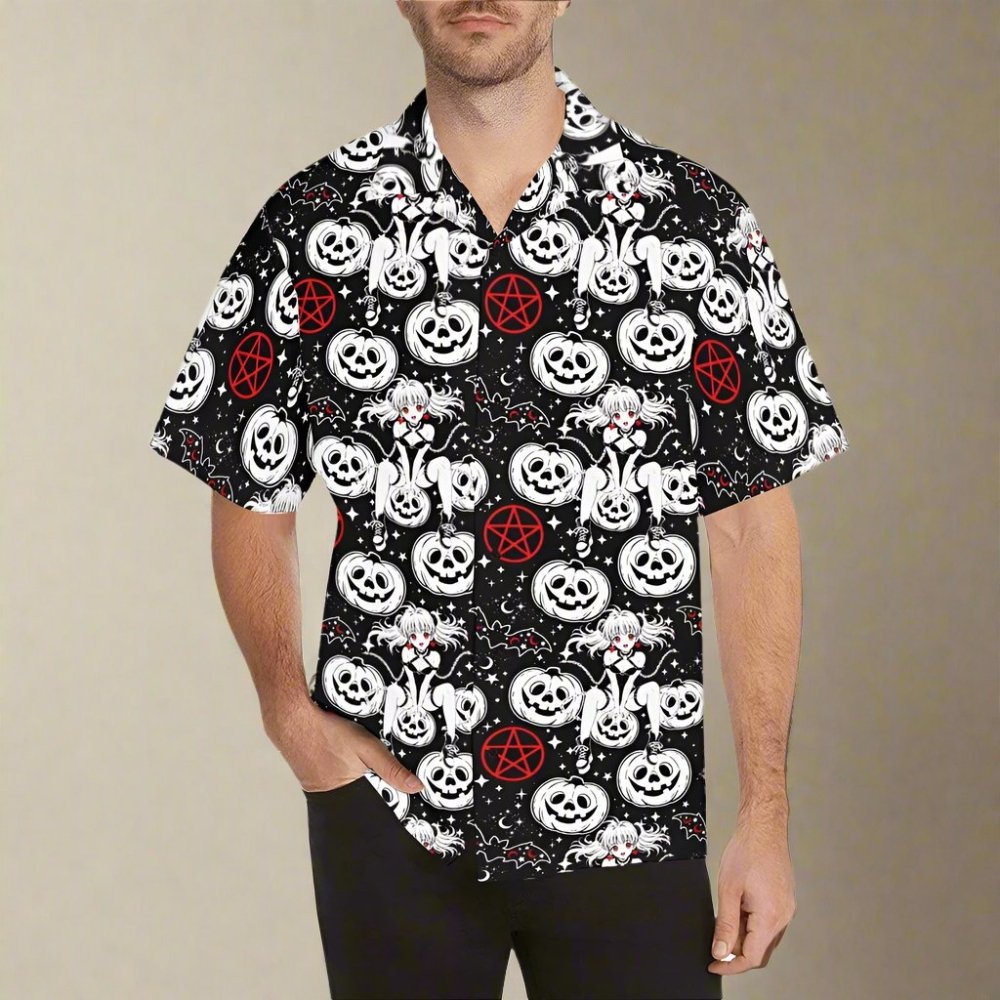 Halloween Pentagram Hawaiian Shirt