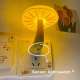 Home Decor Mushroom LED Lamp - Sensor, Warm White Light - In Control Clothing