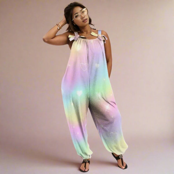 Kawaii Baggy Suspender Jumpsuit