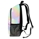Kawaii Galaxy Fabric Backpack with Side Mesh Pockets