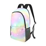 Kawaii Galaxy Fabric Backpack with Side Mesh Pockets