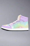 Kawaii Galaxy Men's High Top Sneakers - In Control Clothing
