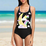 Kawaii Moon One Piece Swimsuit