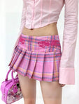 Pink Mini Skirts