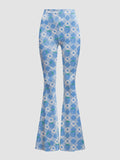 Kawaii Plus Size Strawberry Flare Pants - In Control Clothing