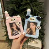 Kawaii Puppy Photocard Keychain | Cute 3 - Inch Mobile Card Holder - In Control Clothing
