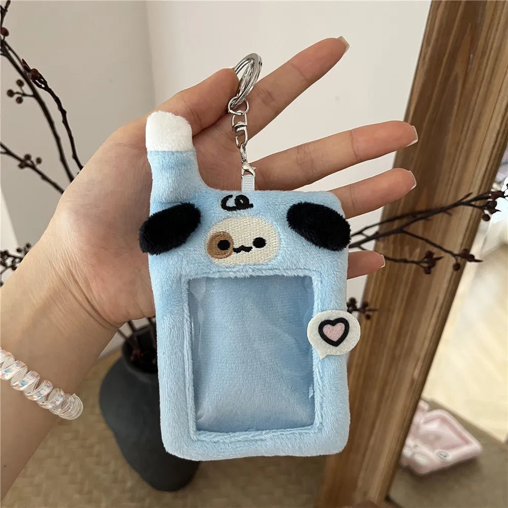 Kawaii Puppy Photocard Keychain | Cute 3 - Inch Mobile Card Holder - In Control Clothing