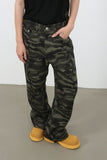 Men's Camouflage Jeans with Pockets