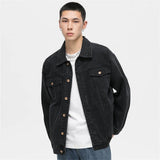 Men's Casual Black Denim Jacket - In Control Clothing
