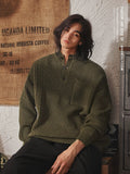 Mens Casual Half Turtleneck Sweater - In Control Clothing