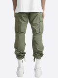 Men's Full Size Drawstring Pants with Cargo Pockets Plus Size
