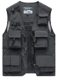 Men's Full Size Zip Up Vest Plus Size