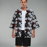 Mens Gothic Halloween Kimono