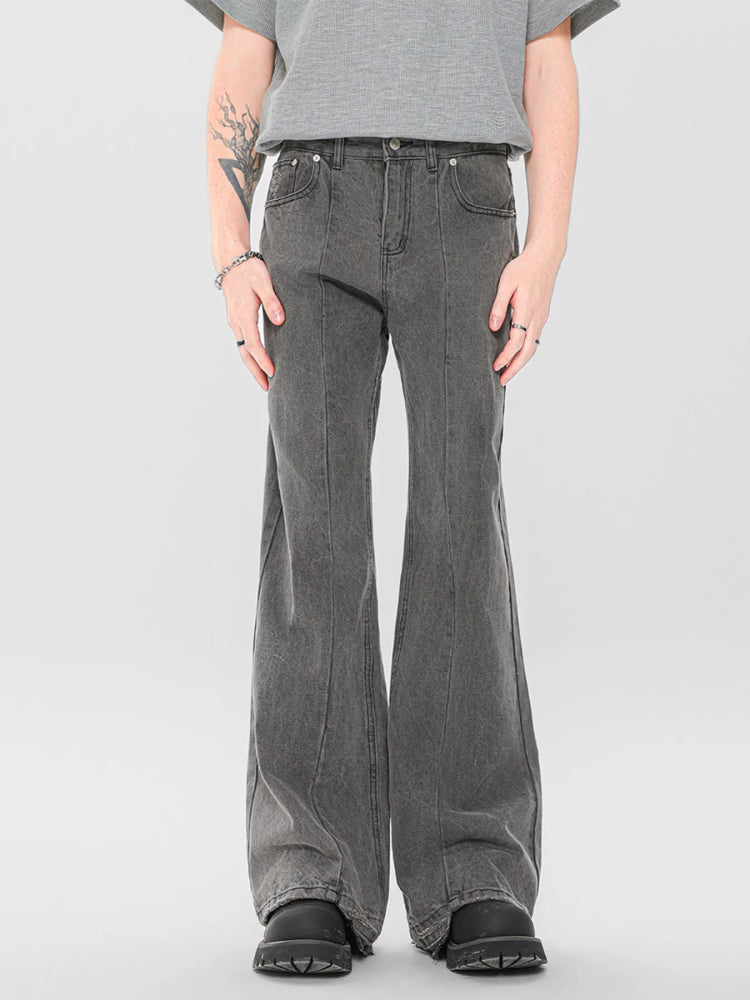 Men's High - Waisted Flare Jeans