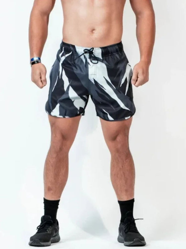 Men's Plus Size Drawstring Active Shorts