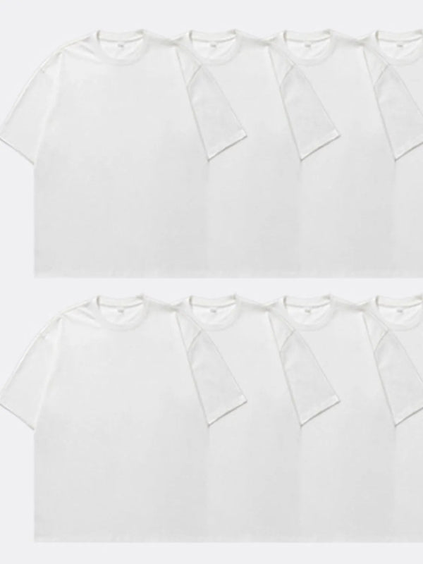 Men's Plus Size Round Neck Half Sleeve T-Shirt