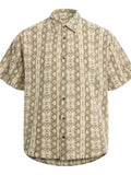 Men's Short Sleeve Button - Up Shirt