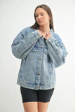 MONO B Boxy - Cut Denim Jacket