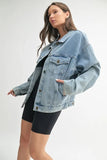 MONO B Boxy - Cut Denim Jacket