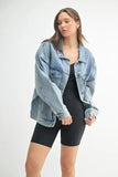 MONO B Boxy - Cut Denim Jacket