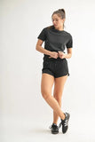 MONO B Round Neck Short Sleeve T-Shirt