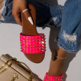 Open Toe Flats Sandals