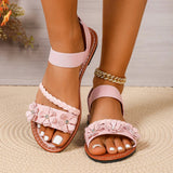 Open Toe Flats Sandals