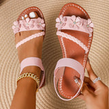 Open Toe Flats Sandals