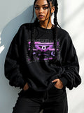 Pastel Goth Menu Screen Graphic Sweatshirt - In Control Clothing