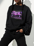 Pastel Goth Menu Screen Graphic Sweatshirt - In Control Clothing