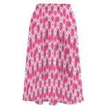 Pink Strawberry Double - Layer Chiffon Maxi Skirt - In Control Clothing
